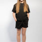 Shorts in cotone con coulisse