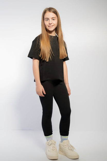 Leggings in cotone stretch