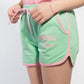 Shorts in felpa con coulisse