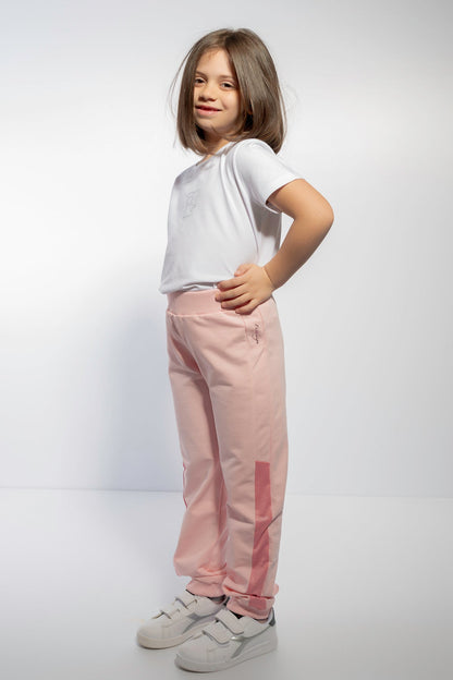 Pantaloni con inserti in rete